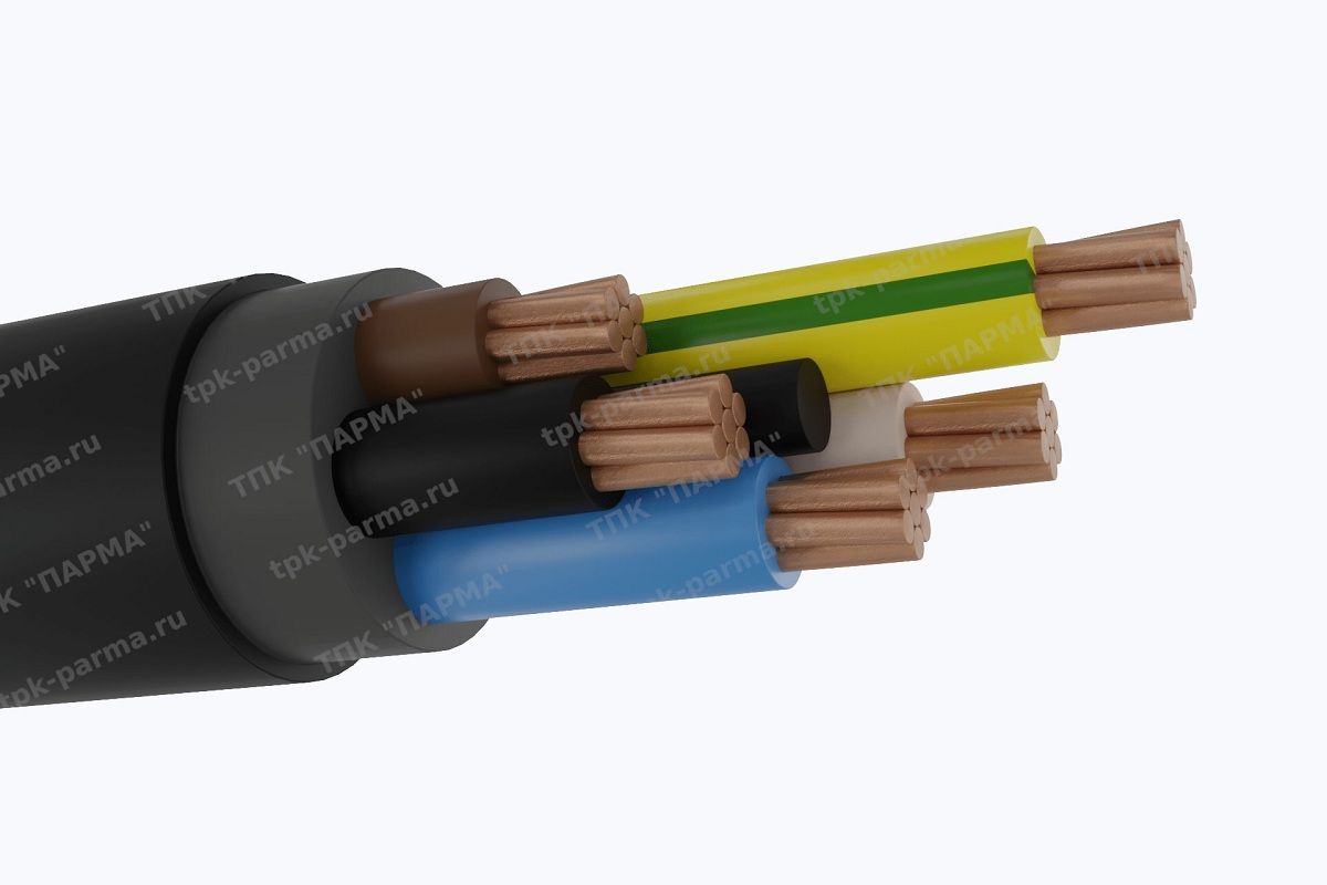 Фотография провода Кабель ППГнг(A)-HF 5х95 - 1кВ