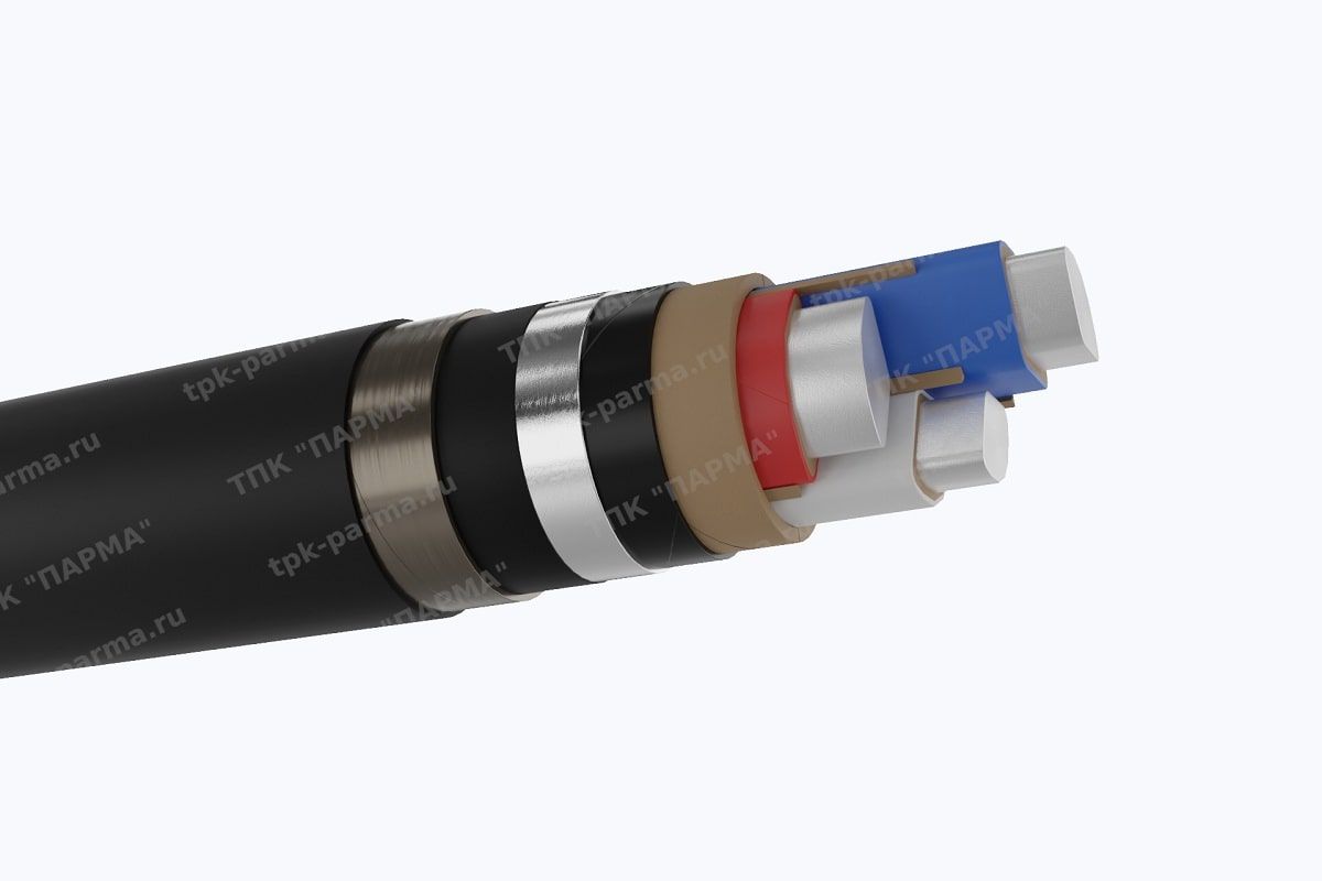 Фотография провода Кабель ААШп 3х185 - 6кВ