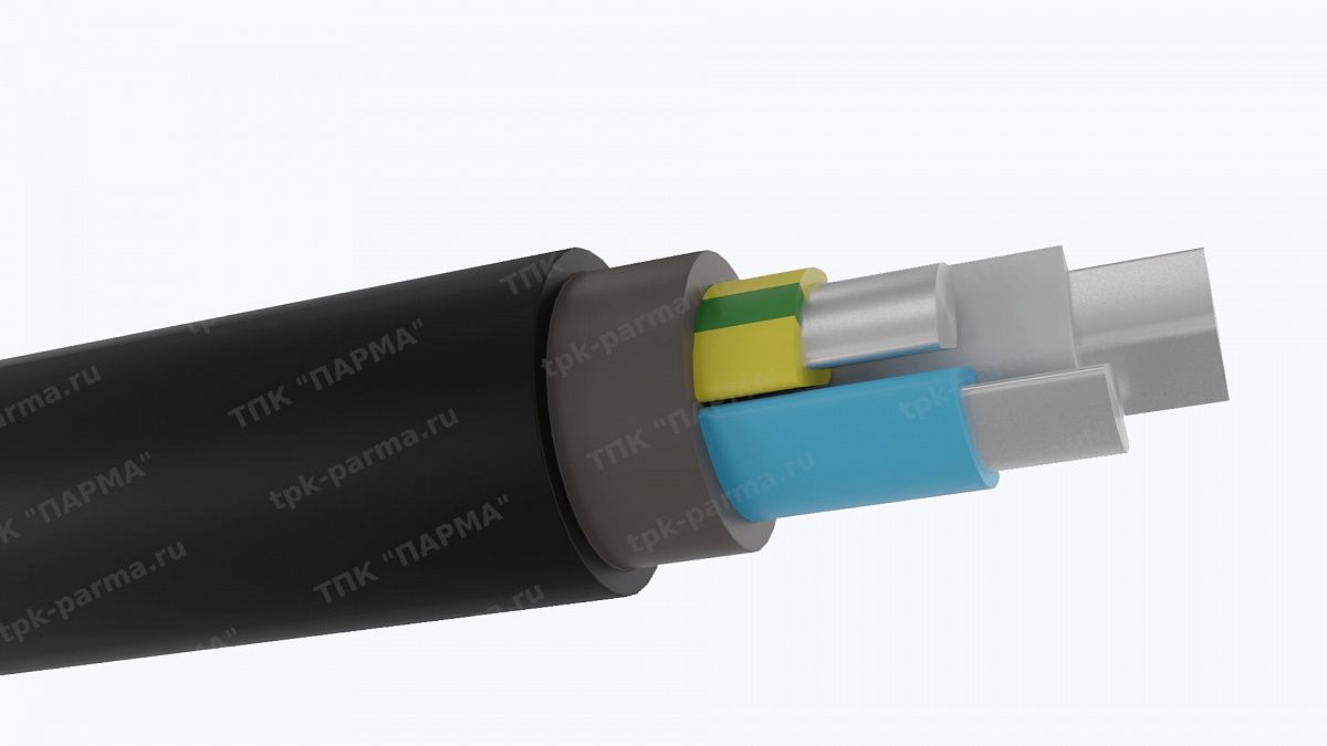 Фотография провода Кабель АВВГнг(A)-LS 3х120+1х70 - 1кВ